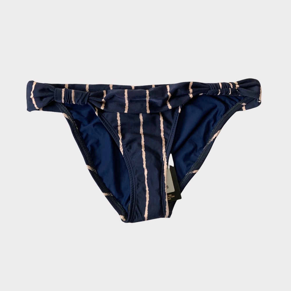 Vix Nautical Banded Swim Bottom Size S